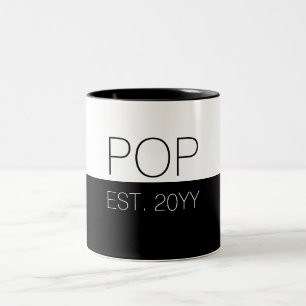 Tasse 2 Couleurs Pop a établi des cadeaux pour papa à être   Pop