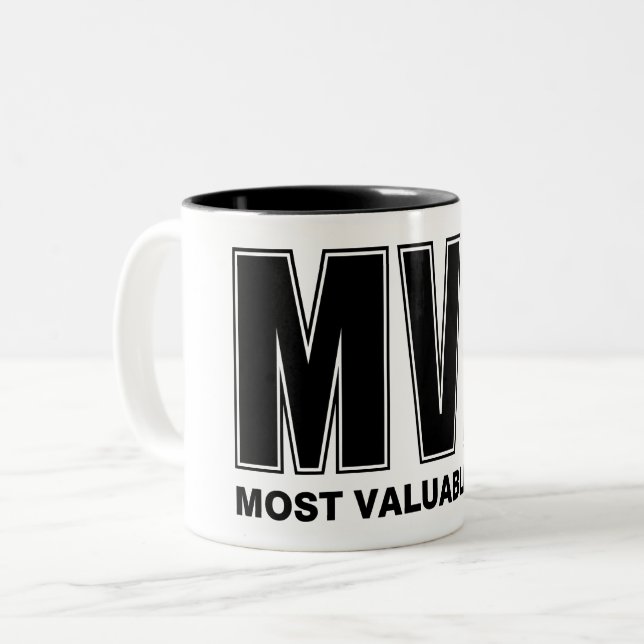 Tasse 2 Couleurs Pop la plus précieuse (Devant gauche)