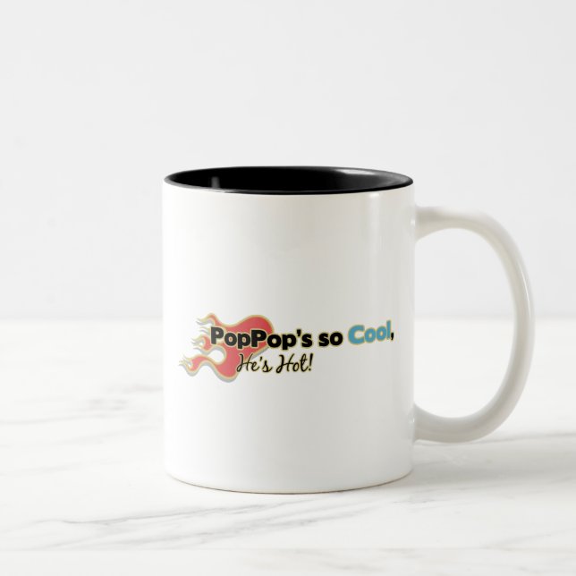 Tasse 2 Couleurs PopPop ainsi cool il est chaud (Droit)