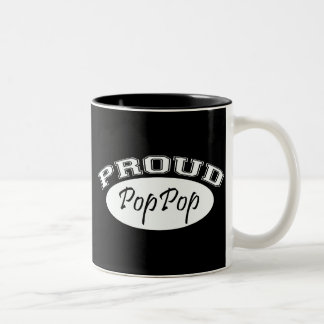 Tasse 2 Couleurs PopPop fier (blanc)