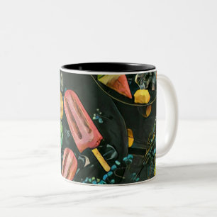 Tasse 2 Couleurs Popsicle de cône de glace coloré