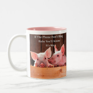 Tasse 2 Couleurs Porc drôle Memes avec des énonciations et des