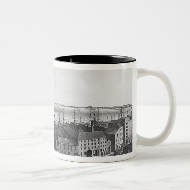 Tasse 2 Couleurs Port de Boston, 1854 (Droit)