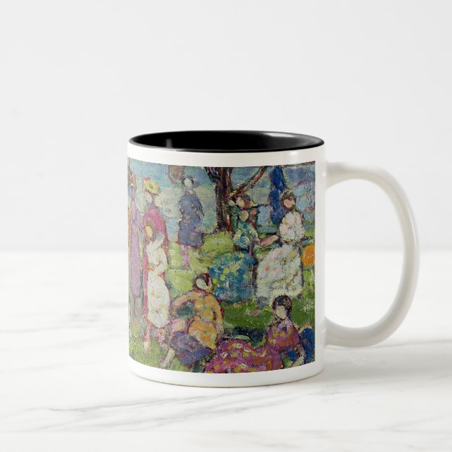Tasse 2 Couleurs Port de Gloucester (huile sur la toile) (Droit)