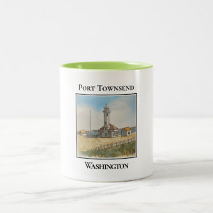 Tasse 2 Couleurs Port Wilson Lighthouse, Port Townsend Washington