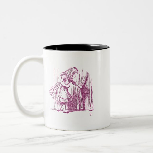 Tasse 2 Couleurs Porte minuscule d'Alice (Gauche)