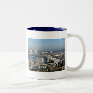 Tasse 2 Couleurs Portland a regardé du tram aérien
