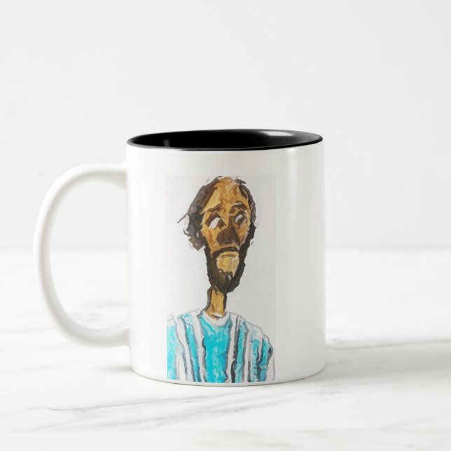 Tasse 2 Couleurs Portrait (Gauche)