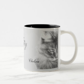 Tasse 2 Couleurs Portrait "Angel Kitty"