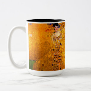 Tasse 2 Couleurs Portrait d'Adele Bloch Bauer par Gustav Klimt