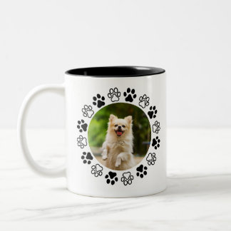 Tasse 2 Couleurs Portrait de chien costumizable canine