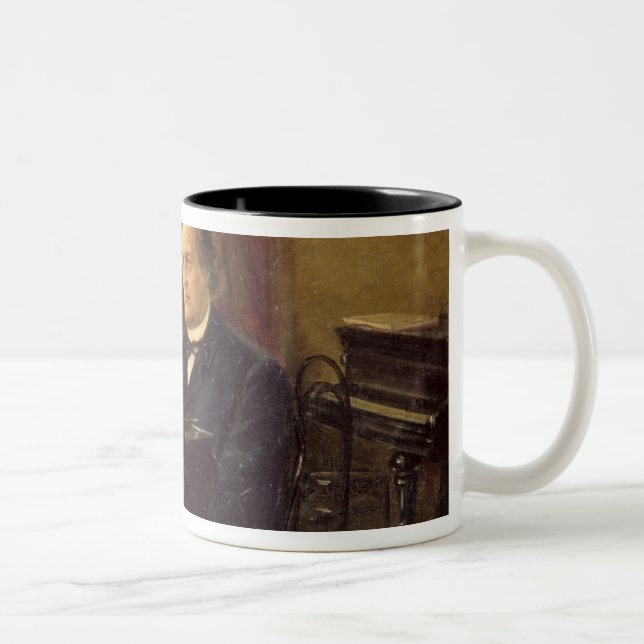Tasse 2 Couleurs Portrait de compositeur Anton Rubinstein (Droit)