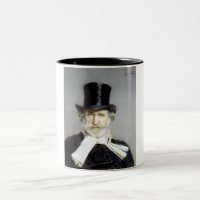 Portrait de Giuseppe Verdi, compositeur italien d'