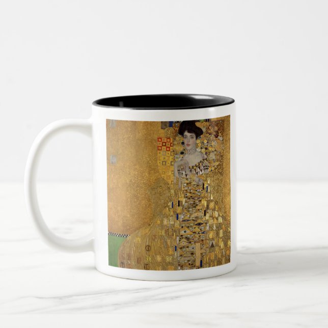 Tasse 2 Couleurs Portrait de Gustav Klimt (Gauche)