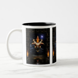 Tasse 2 Couleurs Portrait d'incendie d'Akrellian