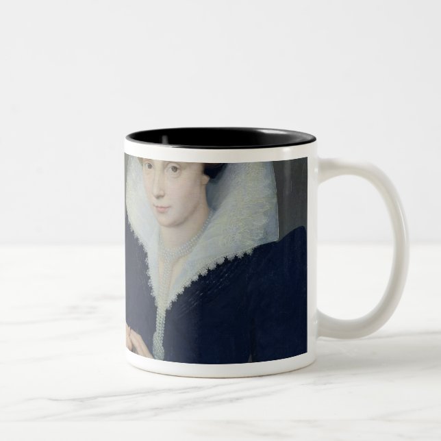 Tasse 2 Couleurs Portrait d'un couple (Droit)