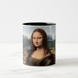 Tasse 2 Couleurs Portrait/peinture de Mona Lisa