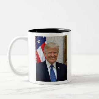Tasse 2 Couleurs Portrait présidentiel officiel de Donald Trump
