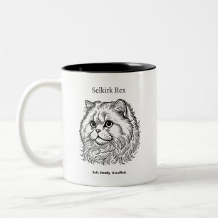 Tasse 2 Couleurs Portrait Selkirk Rex