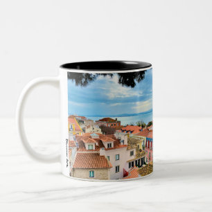 Tasse 2 Couleurs Portugal Coffee Mug, Lisbonne Photographie,