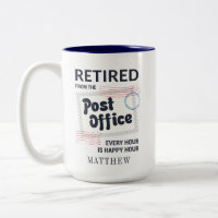 Postal Worker Retraite Mailman Personnalisé
