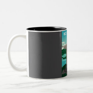 Tasse 2 Couleurs Poster de voyage de Rio de Janeiro dans un vintage