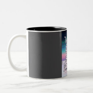 Tasse 2 Couleurs Poster des voyages en Laponie