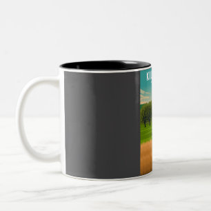 Tasse 2 Couleurs Poster du Vintage voyage du parc national Killarne