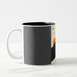 Tasse 2 Couleurs Poster minimal Vintage voyage Avoriaz Skiing