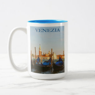 Tasse 2 Couleurs Poster Vintage voyage Venice Italie