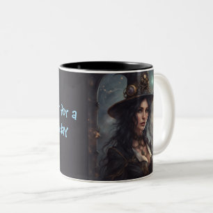 Tasse 2 Couleurs Potion de sorcière Steampunk pour une journée magi