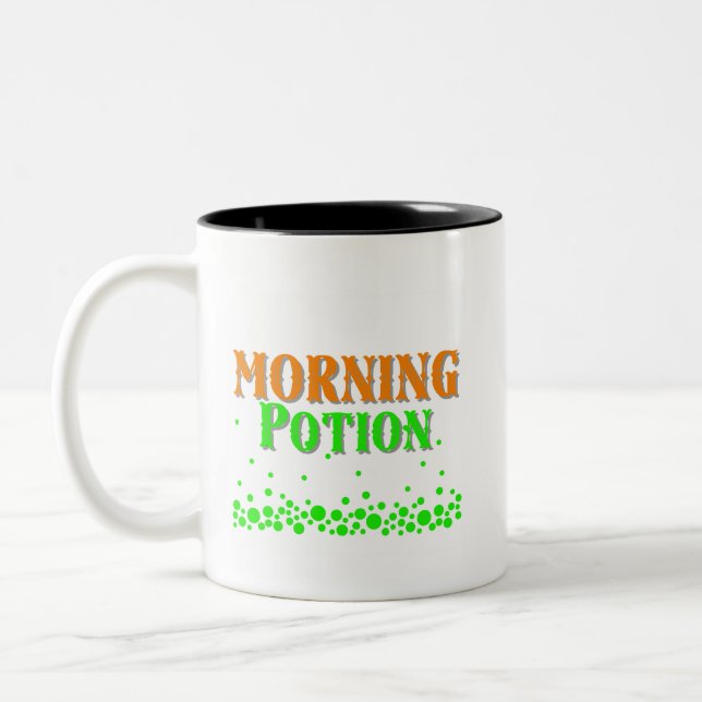 Tasse 2 Couleurs Potion du matin (Gauche)