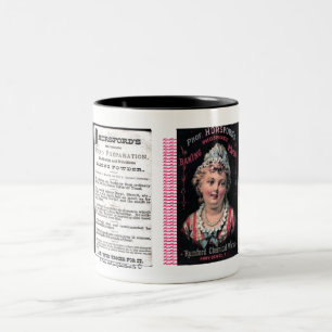 Tasse 2 Couleurs Poudre à pâte vintage de Hosford Ad 1800-mug