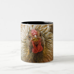Tasse 2 Couleurs Poule D'or-Lacée de Wyandotte
