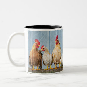 Tasse 2 Couleurs Poules et poules