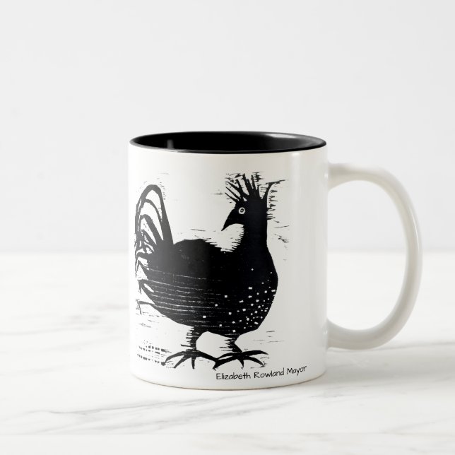 Tasse 2 Couleurs Poulet (Droit)