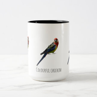 Tasse 2 Couleurs Poulet coloré
