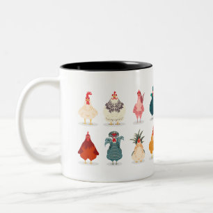 Tasse 2 Couleurs  Poulet mou