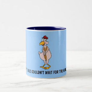 Tasse 2 Couleurs Poulet plein d'esprit