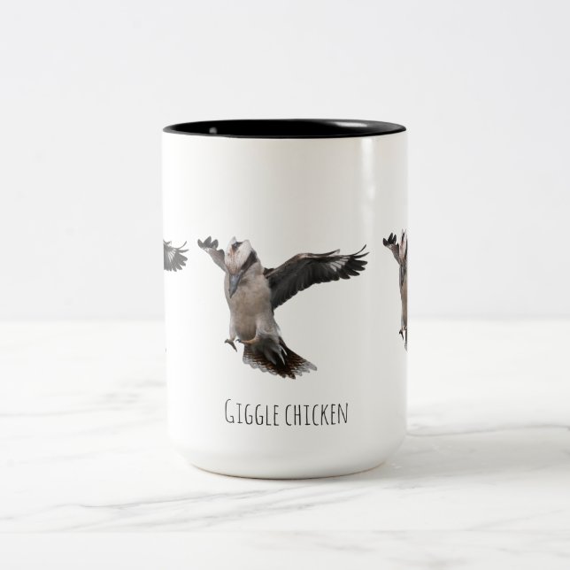 Tasse 2 Couleurs Poulet qui glousse (Centre)
