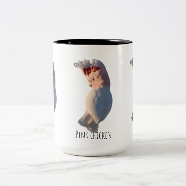 Tasse 2 Couleurs Poulet rose (Centre)
