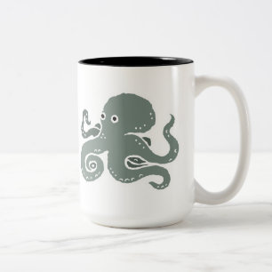Tasse 2 Couleurs Poulpe