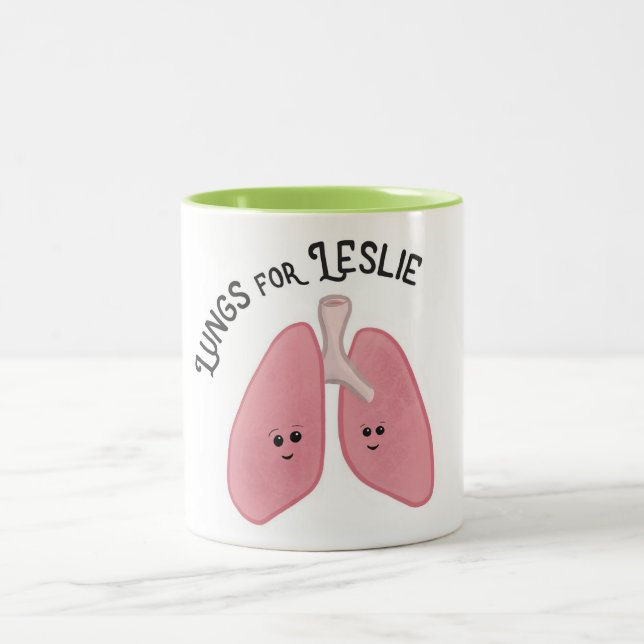 Tasse 2 Couleurs Poumons pour Leslie (Centre)