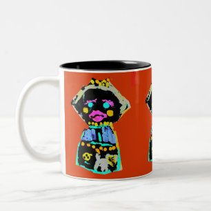 Tasse 2 Couleurs Poupée d'automne