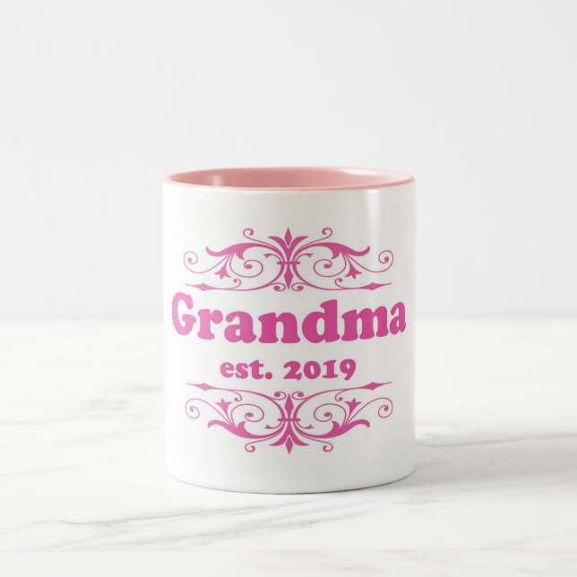 Tasse 2 Couleurs Pour Cette Spéciale "Grand-mère 2019" (Centre)