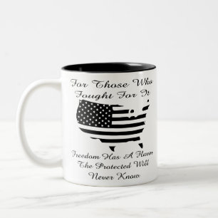 Tasse 2 Couleurs Pour ceux qui ont lutté pour lui la liberté a un