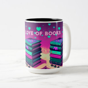 Tasse 2 Couleurs Pour l'amour des livres