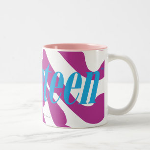 Tasse 2 Couleurs Pourpre de zèbre