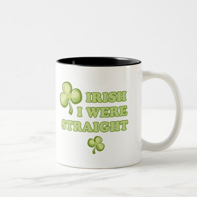 Tasse 2 Couleurs Pourvu que je sois straight (Droit)