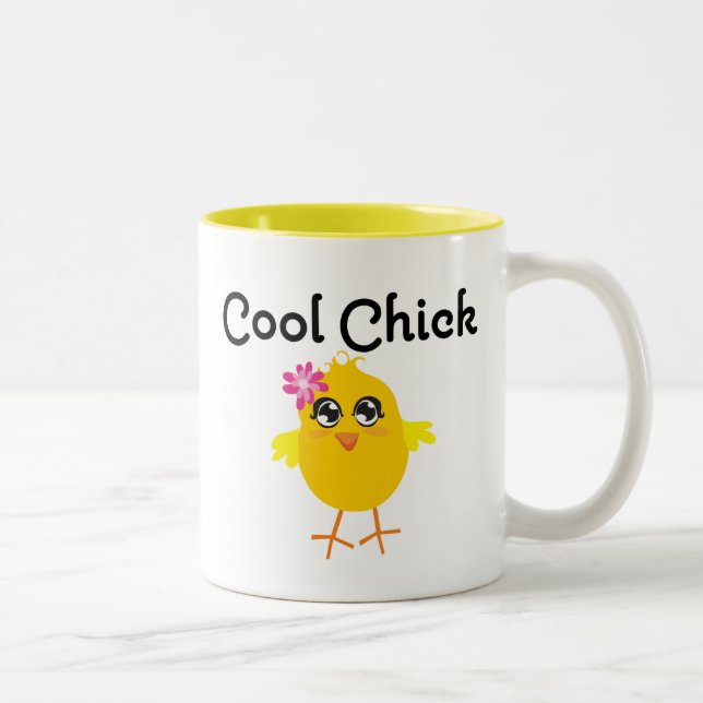 Tasse 2 Couleurs Poussin frais (Droit)